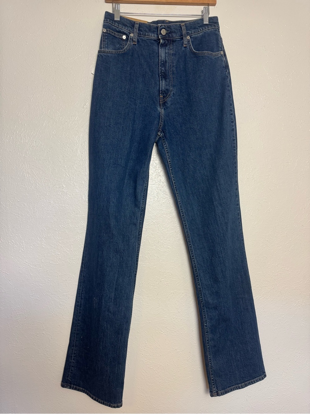 Helmut Lang Femme Hi Bootcut Indigo Denim Jeans - Picture 3 of 10